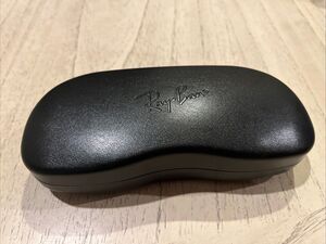 New Ray Ban Hard Clamshell Black Eyeglasses/Sunglass Case ONLY - Large